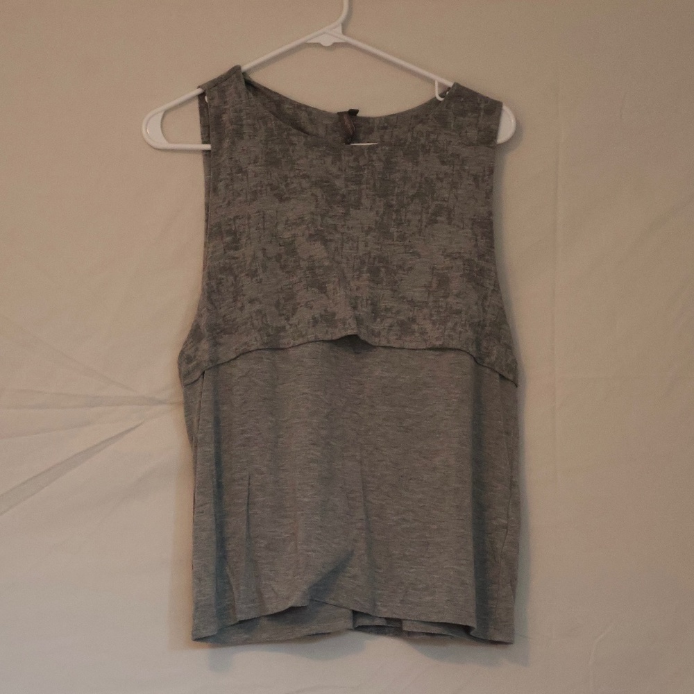 Sweaty Betty Grey Workout Top